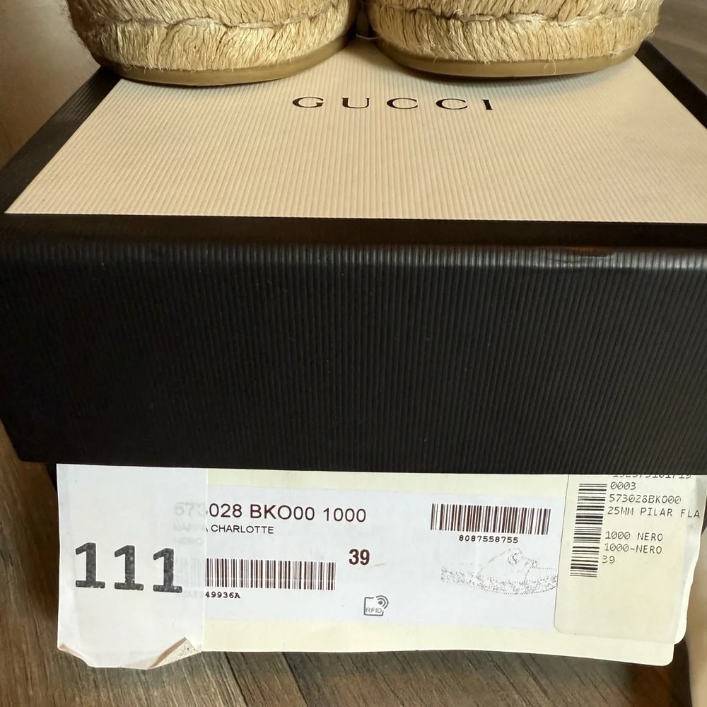GUCCI Marmont Matelasse Espadrilles - Picture 11 of 11